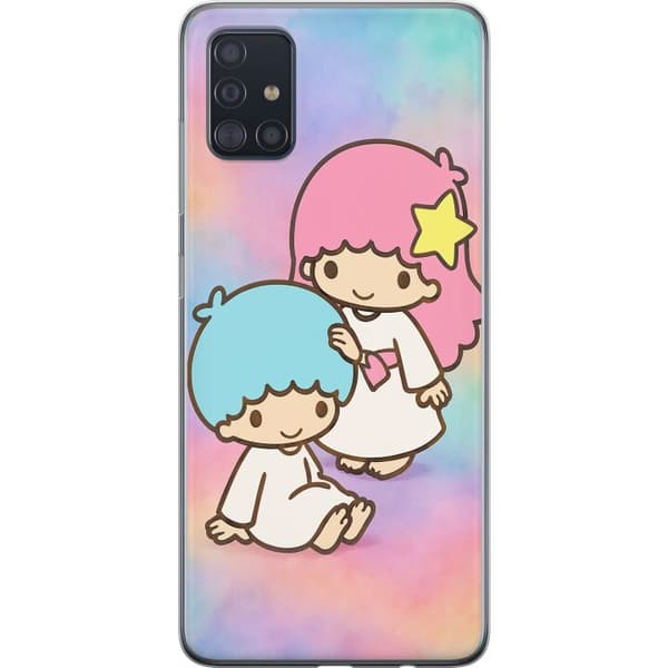 Samsung Galaxy A51 Läpinäkyvä kuori Kawaii Sanrio Kiki Lola Little Twin Stars