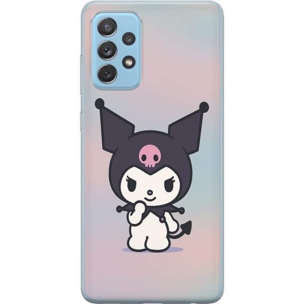 Samsung Galaxy A52 5G Läpinäkyvä kuori Kawaii Sanrio Kuromi