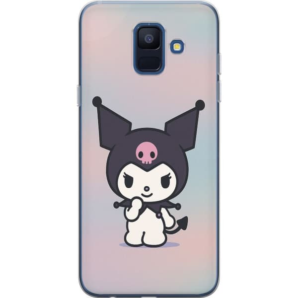 Samsung Galaxy A6 (2018) Gennemsigtig cover Kawaii Sanrio Kuromi