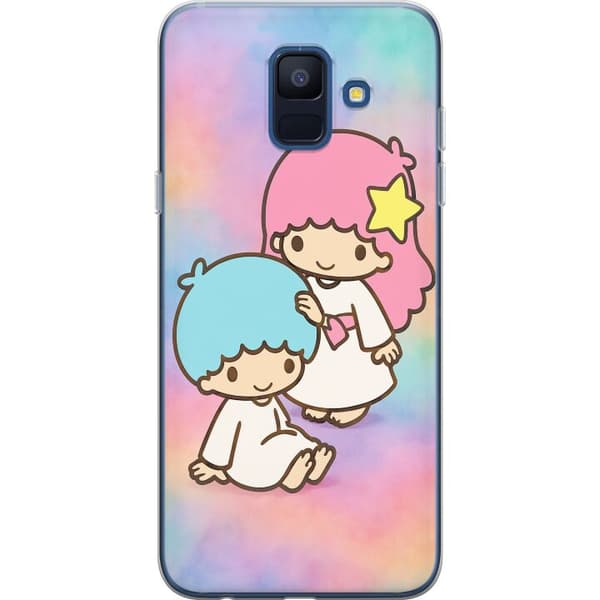 Samsung Galaxy A6 (2018) Gennemsigtig cover Kawaii Sanrio Kiki Lola Little Twin Stars