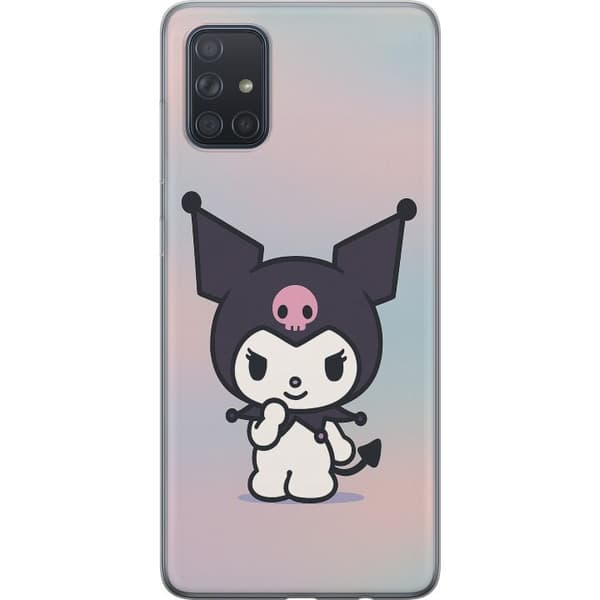 Samsung Galaxy A71 Gennemsigtig cover Kawaii Sanrio Kuromi