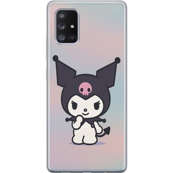 Samsung Galaxy A71 5G Gennemsigtig cover Kawaii Sanrio Kuromi