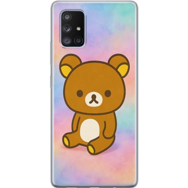 Samsung Galaxy A71 5G Genomskinligt Skal Kawaii Sanrio Rilakkuma