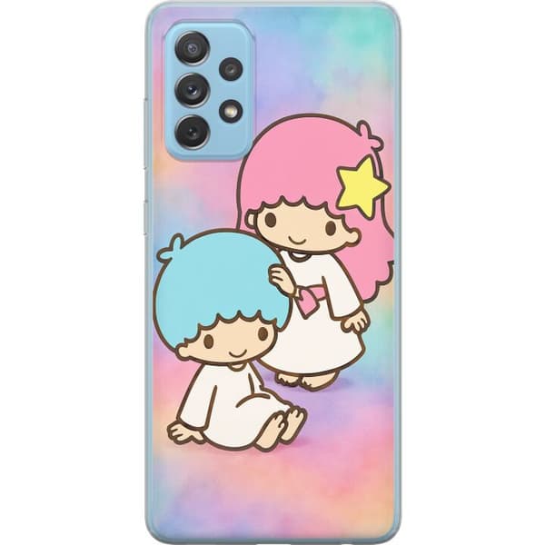 Samsung Galaxy A72 5G Läpinäkyvä kuori Kawaii Sanrio Kiki Lola Little Twin Stars