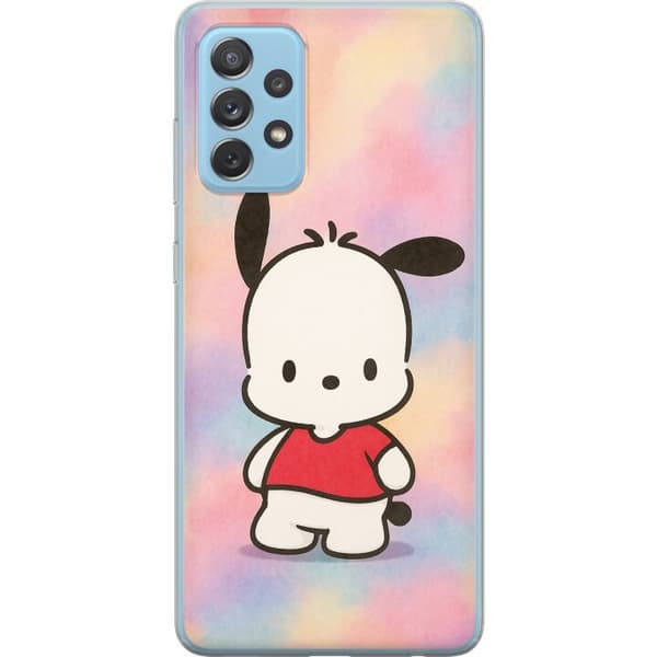 Samsung Galaxy A72 5G Läpinäkyvä kuori Kawaii Sanrio Pochacco