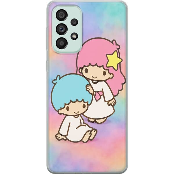 Samsung Galaxy A73 5G Gennemsigtig cover Kawaii Sanrio Kiki Lola Little Twin Stars