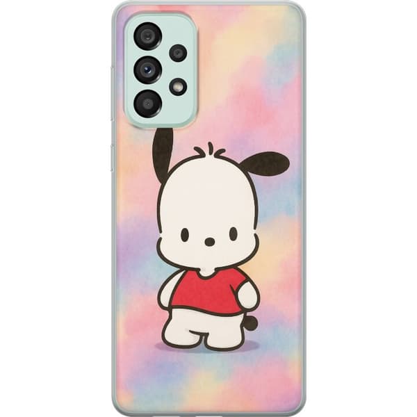 Samsung Galaxy A73 5G Läpinäkyvä kuori Kawaii Sanrio Pochacco
