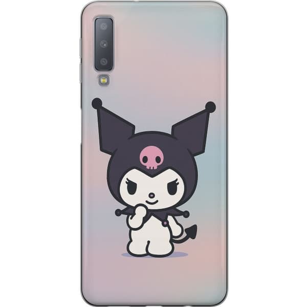 Samsung Galaxy A7 (2018) Gennemsigtig cover Kawaii Sanrio Kuromi