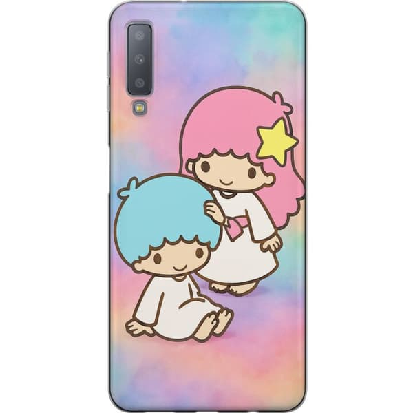 Samsung Galaxy A7 (2018) Gennemsigtig cover Kawaii Sanrio Kiki Lola Little Twin Stars