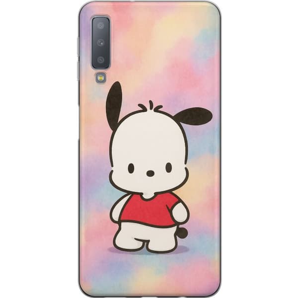 Samsung Galaxy A7 (2018) Gjennomsiktig deksel Kawaii Sanrio Pochacco