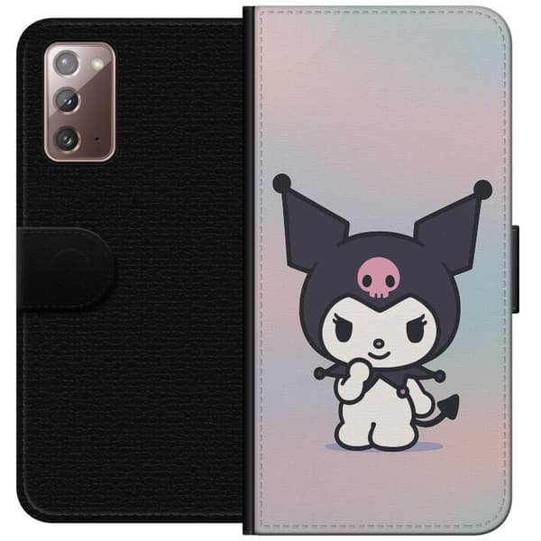 Samsung Galaxy Note20 Tegnebogsetui Kawaii Sanrio Kuromi
