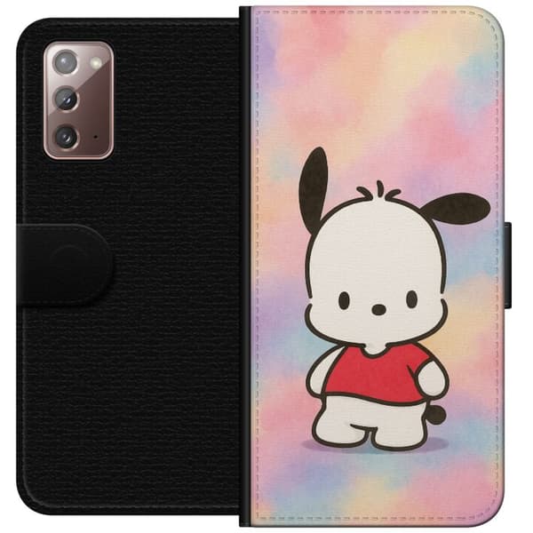 Samsung Galaxy Note20 Plånboksfodral Kawaii Sanrio Pochacco