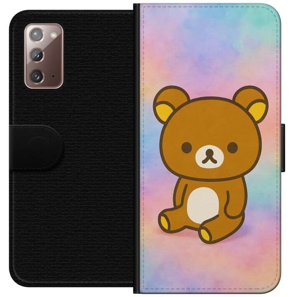 Samsung Galaxy Note20 Lompakkokotelo Kawaii Sanrio Rilakkuma