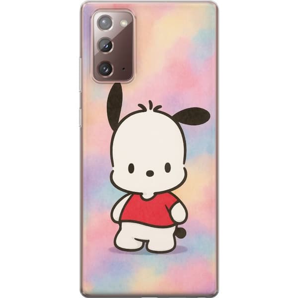 Samsung Galaxy Note20 Läpinäkyvä kuori Kawaii Sanrio Pochacco