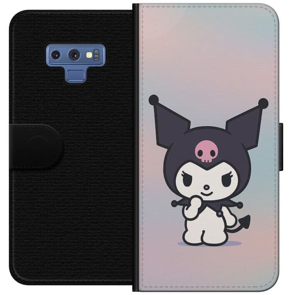 Samsung Galaxy Note9 Plånboksfodral Kawaii Sanrio Kuromi