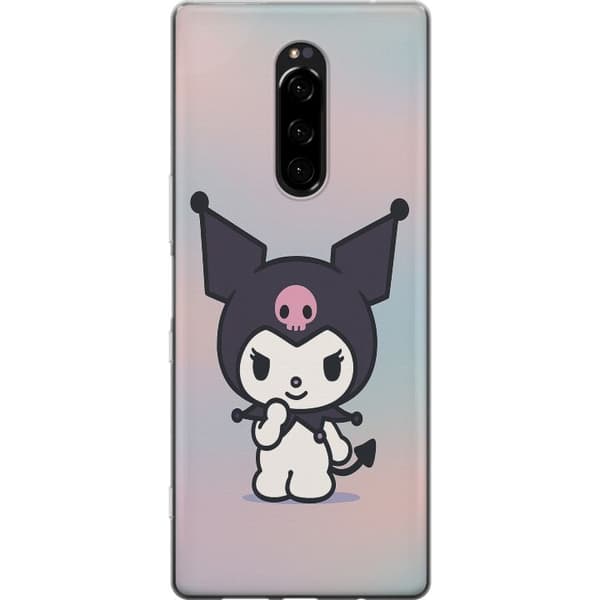 Sony Xperia 1 Läpinäkyvä kuori Kawaii Sanrio Kuromi