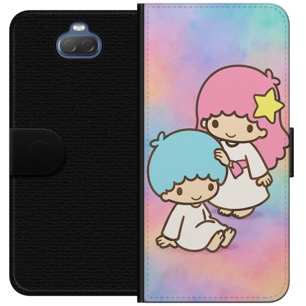 Sony Xperia 10 Lompakkokotelo Kawaii Sanrio Kiki Lola Little Twin Stars