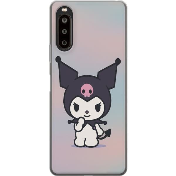 Sony Xperia 10 II Gennemsigtig cover Kawaii Sanrio Kuromi