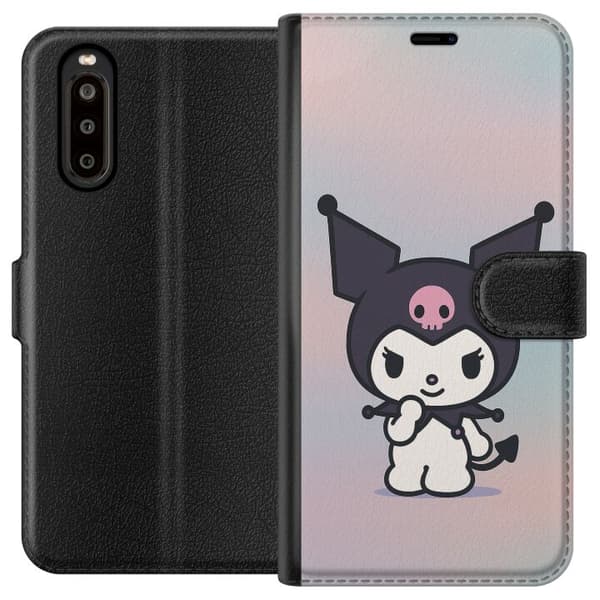 Sony Xperia 10 II Tegnebogsetui Kawaii Sanrio Kuromi