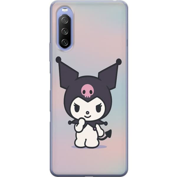 Sony Xperia 10 III Läpinäkyvä kuori Kawaii Sanrio Kuromi