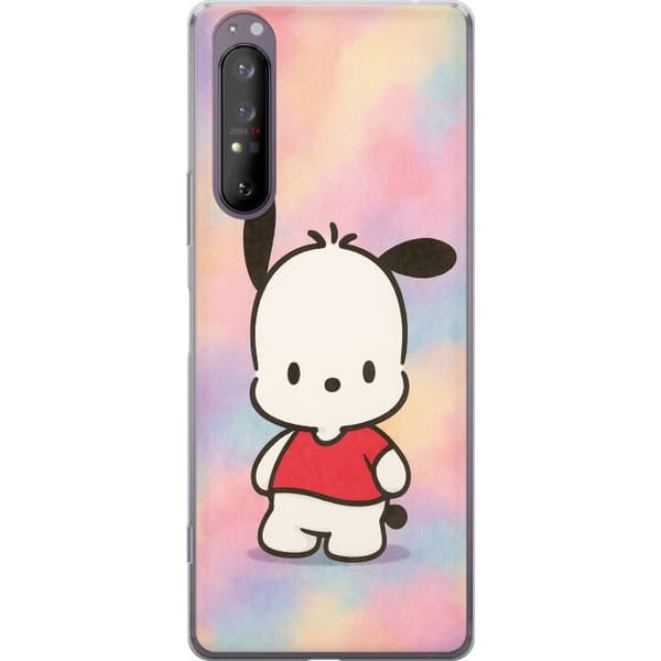 Sony Xperia 1 II Läpinäkyvä kuori Kawaii Sanrio Pochacco