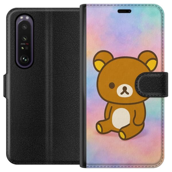 Sony Xperia 1 III Lompakkokotelo Kawaii Sanrio Rilakkuma