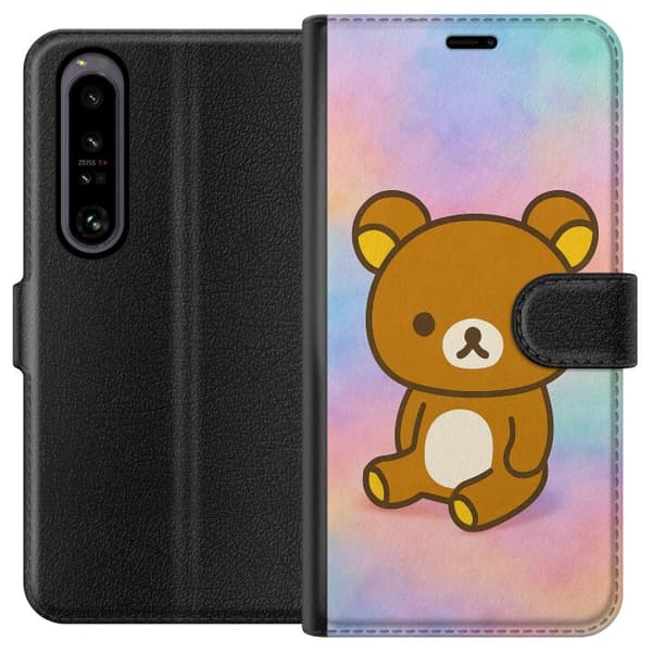 Sony Xperia 1 IV Lompakkokotelo Kawaii Sanrio Rilakkuma