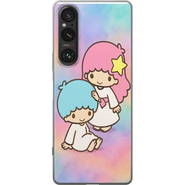 Sony Xperia 1 V Gjennomsiktig deksel Kawaii Sanrio Kiki Lola Little Twin Stars