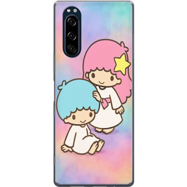 Sony Xperia 5 Läpinäkyvä kuori Kawaii Sanrio Kiki Lola Little Twin Stars