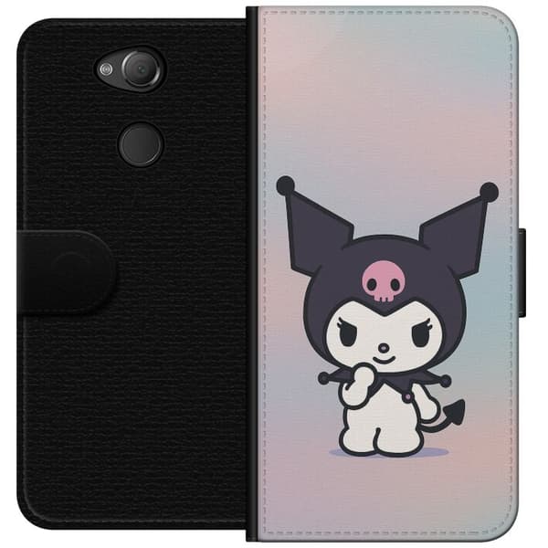 Sony Xperia XA2 Lompakkokotelo Kawaii Sanrio Kuromi