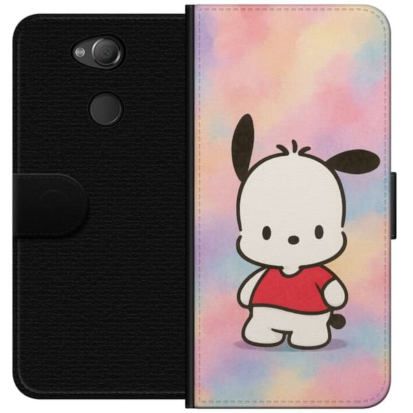 Sony Xperia XA2 Lompakkokotelo Kawaii Sanrio Pochacco