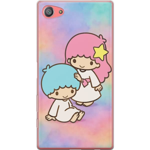Sony Xperia Z5 Compact Gjennomsiktig deksel Kawaii Sanrio Kiki Lola Little Twin Stars
