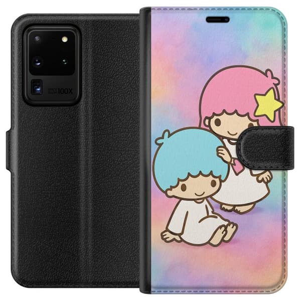 Samsung Galaxy S20 Ultra Lommeboketui Kawaii Sanrio Kiki Lola Little Twin Stars