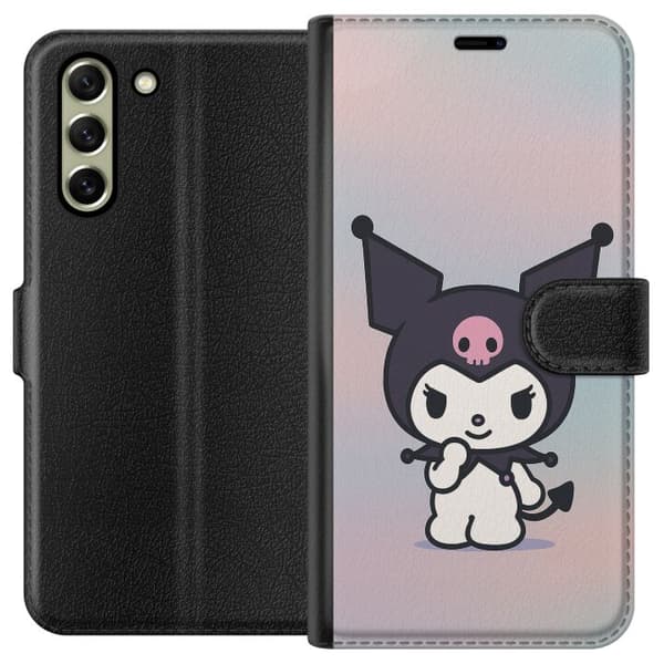 Samsung Galaxy S21 FE 5G Lommeboketui Kawaii Sanrio Kuromi