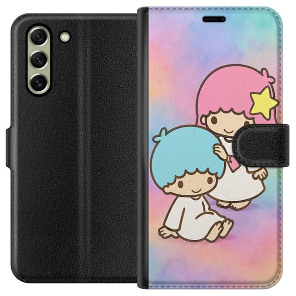 Samsung Galaxy S21 FE 5G Lommeboketui Kawaii Sanrio Kiki Lola Little Twin Stars