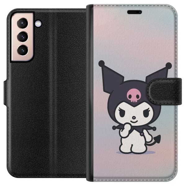 Samsung Galaxy S21 Plånboksfodral Kawaii Sanrio Kuromi