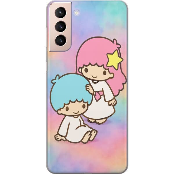 Samsung Galaxy S21 Genomskinligt Skal Kawaii Sanrio Kiki Lola Little Twin Stars