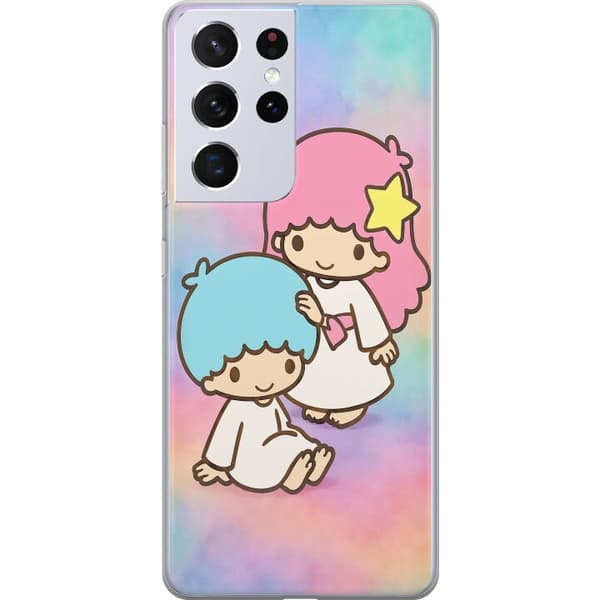 Samsung Galaxy S21 Ultra 5G Genomskinligt Skal Kawaii Sanrio Kiki Lola Little Twin Stars