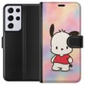 Pikkukuva 1 / 3: Samsung Galaxy S21 Ultra 5G Lompakkokotelo Kawaii Sanrio Pochacco