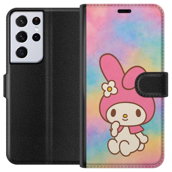 Samsung Galaxy S21 Ultra 5G Tegnebogsetui Kawaii Sanrio My Melody