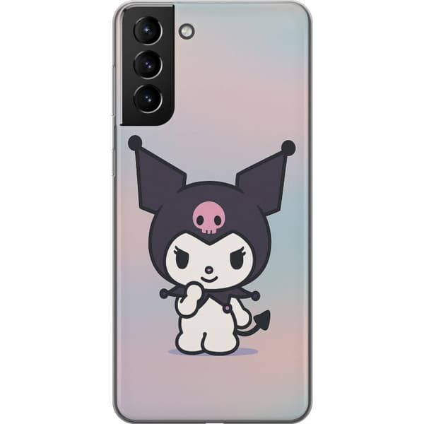 Samsung Galaxy S21+ 5G Läpinäkyvä kuori Kawaii Sanrio Kuromi