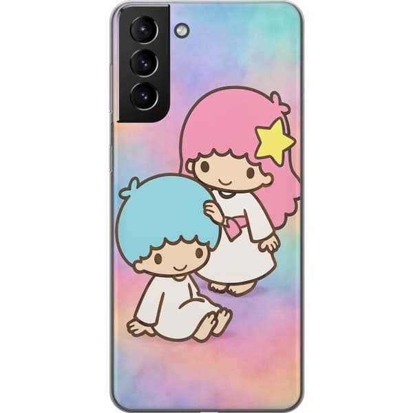 Samsung Galaxy S21+ 5G Läpinäkyvä kuori Kawaii Sanrio Kiki Lola Little Twin Stars
