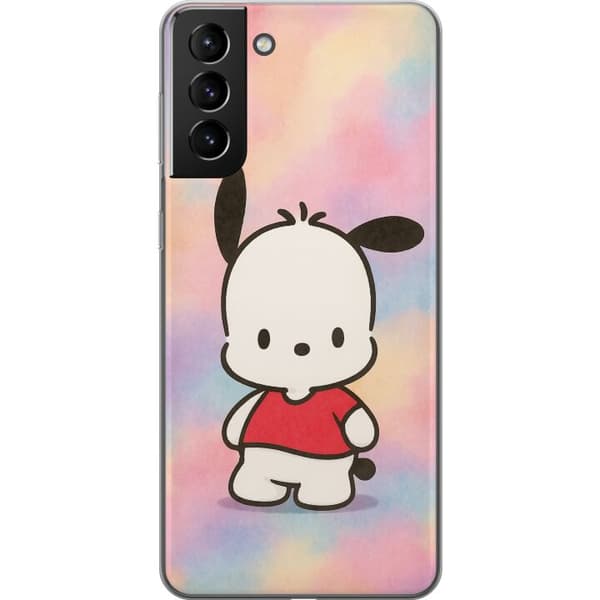 Samsung Galaxy S21+ 5G Läpinäkyvä kuori Kawaii Sanrio Pochacco