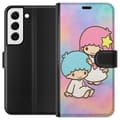 Miniatyrbild 1 av 3: Samsung Galaxy S22 5G Plånboksfodral Kawaii Sanrio Kiki Lola Little Twin Stars
