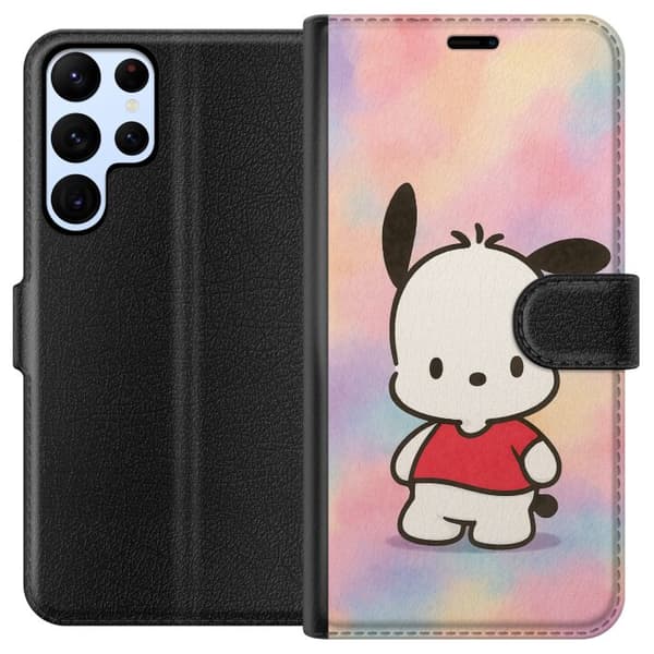 Samsung Galaxy S22 Ultra 5G Plånboksfodral Kawaii Sanrio Pochacco