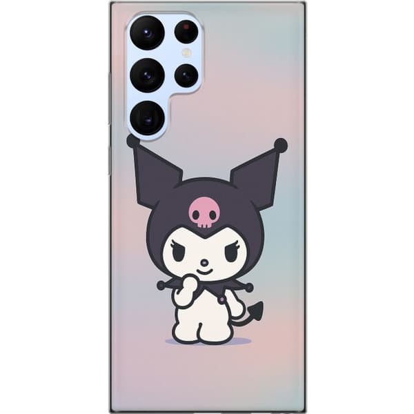 Samsung Galaxy S22 Ultra 5G Läpinäkyvä kuori Kawaii Sanrio Kuromi