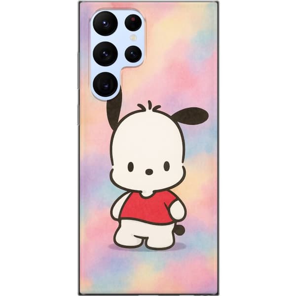 Samsung Galaxy S22 Ultra 5G Gennemsigtig cover Kawaii Sanrio Pochacco