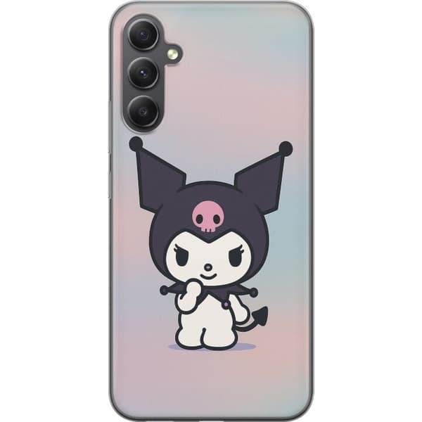 Samsung Galaxy S23 FE Läpinäkyvä kuori Kawaii Sanrio Kuromi