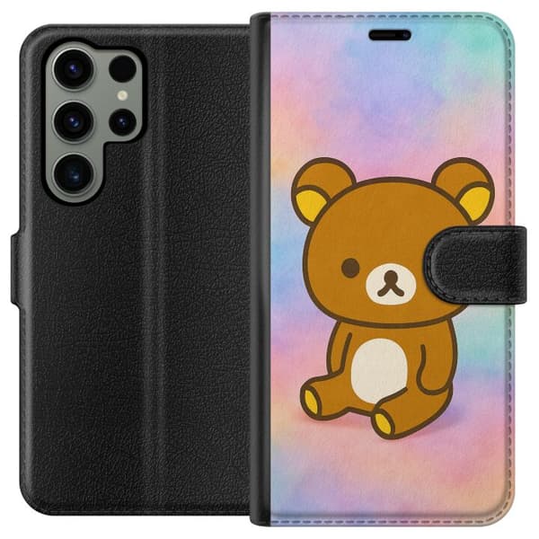 Samsung Galaxy S23 Ultra Lompakkokotelo Kawaii Sanrio Rilakkuma