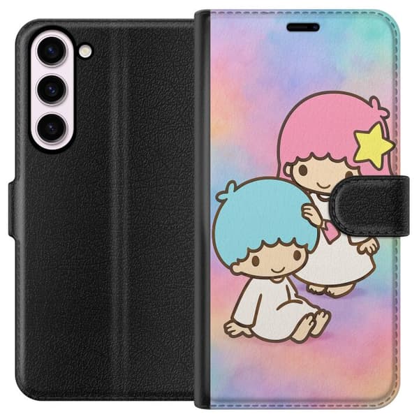 Samsung Galaxy S23+ Tegnebogsetui Kawaii Sanrio Kiki Lola Little Twin Stars